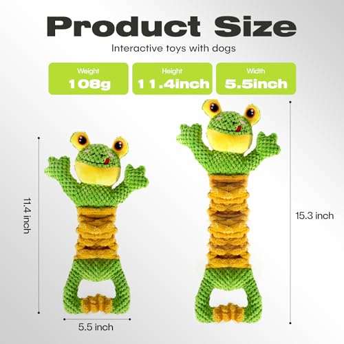 Sedioso Squeaky Dog Toy, Durable Plush Tug-of-War Series