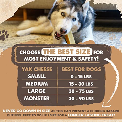 Long Lasting Yak Cheese Chews for Aggressive Chewers