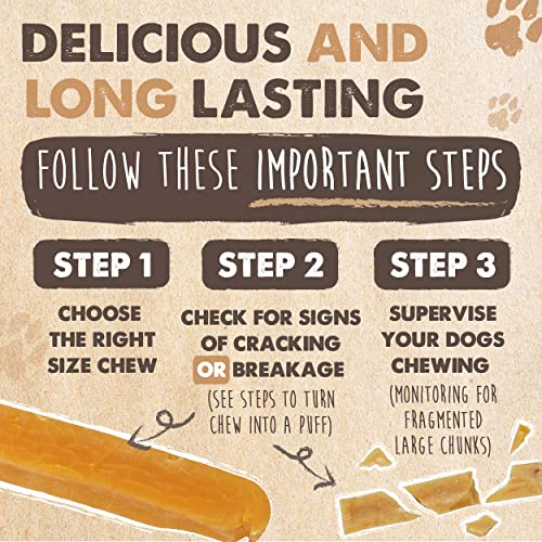 Long Lasting Yak Cheese Chews for Aggressive Chewers