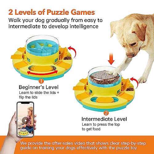 Potaroma Dog Puzzle Toy - IQ Training, Entertainment - 2 Levels