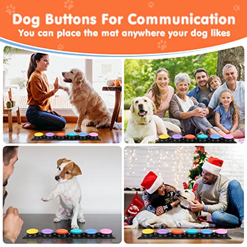 Recordable Dog Buttons: Communication Training Toy, 30 Seconds