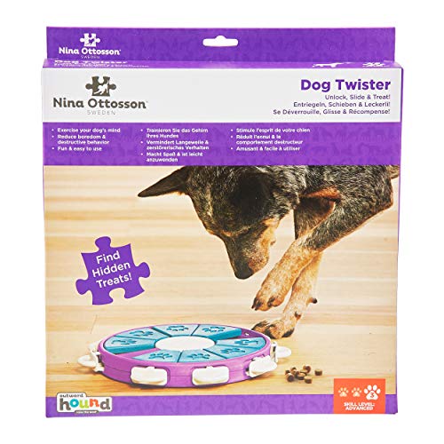Nina Ottosson Dog Twister Interactive Treat Puzzle Toy