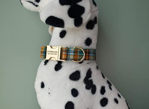Personalized Dog Collar with Engraved Name & Phone