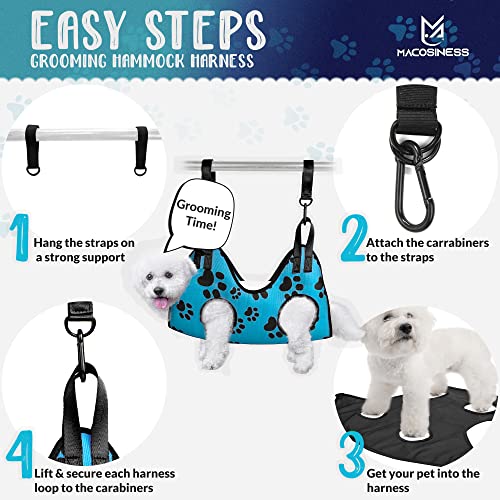 Cozy Dog Grooming Hammock - Cat & Dog Harness