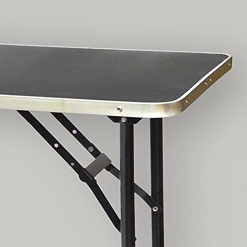 Foldable, Non-Slip Dog Grooming Table - 30-Inch, Black