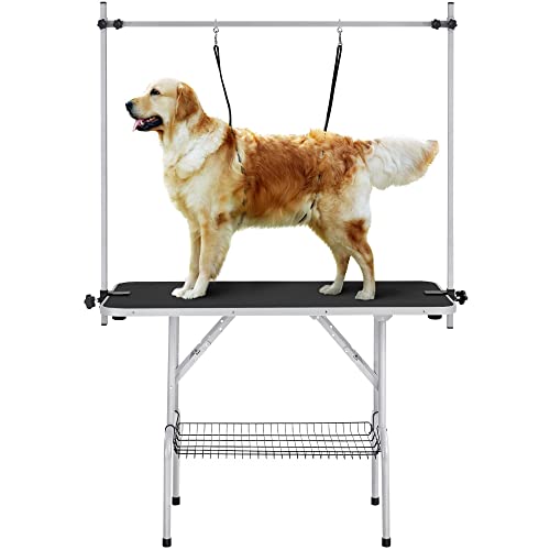 Adjustable 46'' Grooming Table for Large Dogs