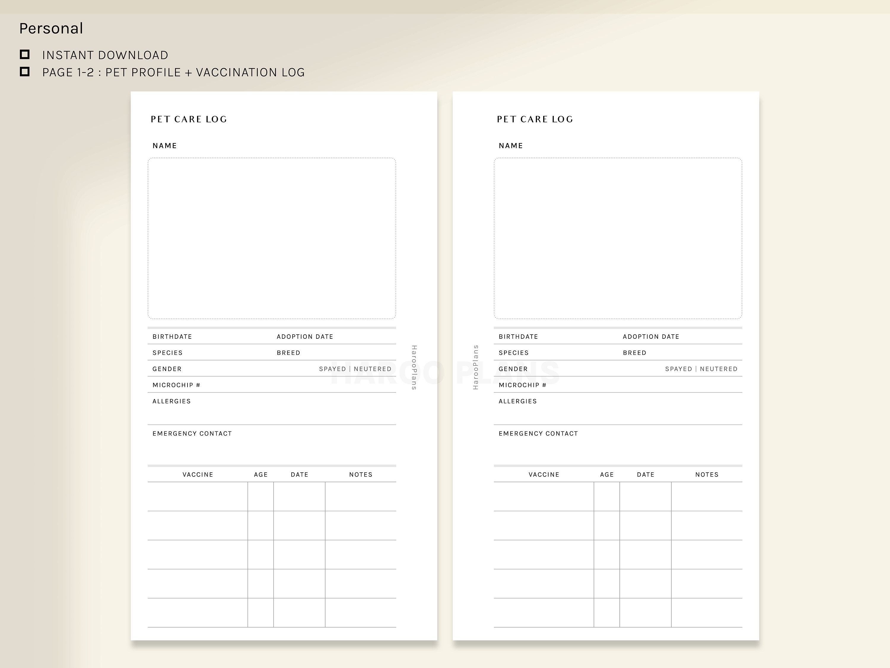 Dog Care Planner | Animal Health Profile | Vaccination Tracker