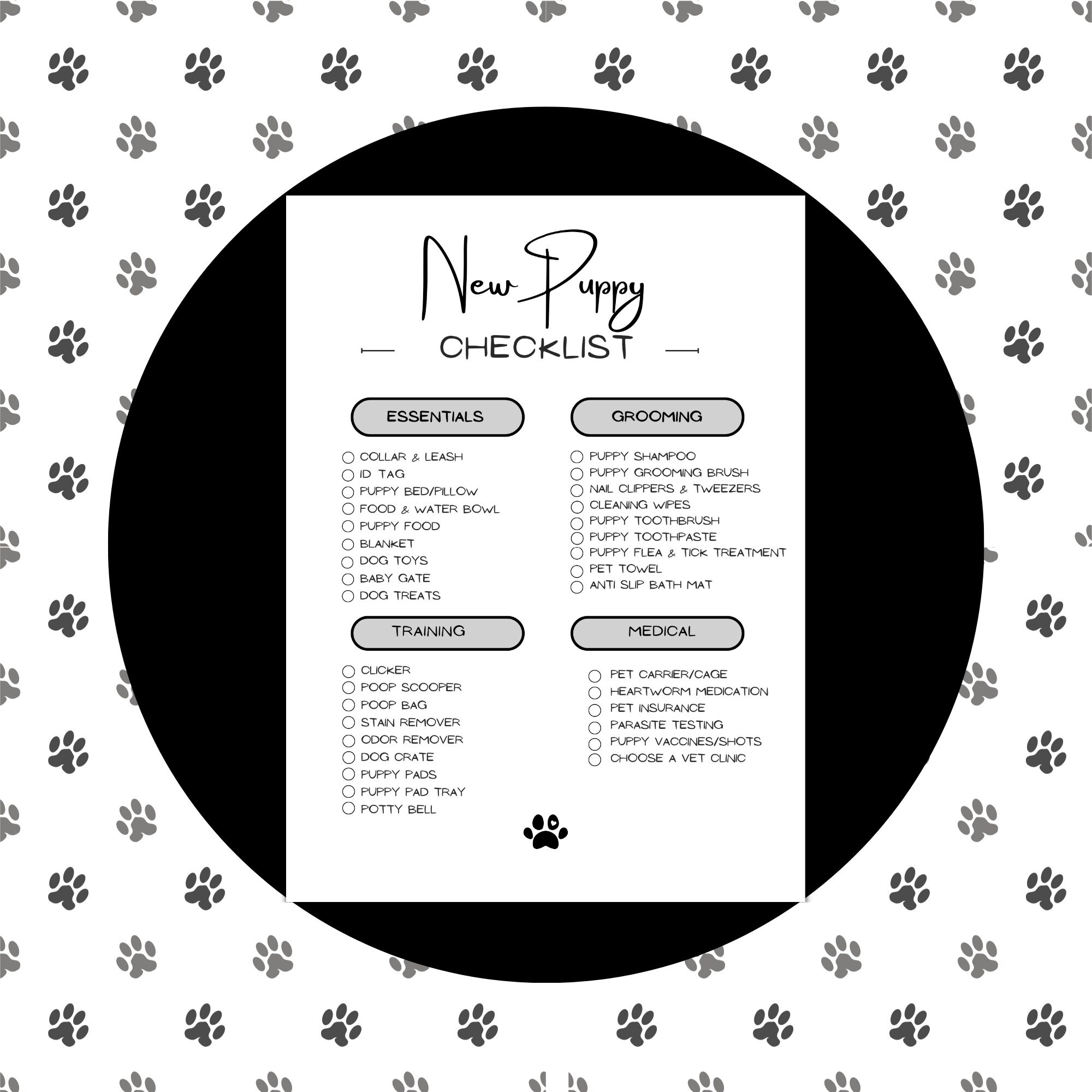 Dog Mom must-haves - Puppy & Pet Care Planner
