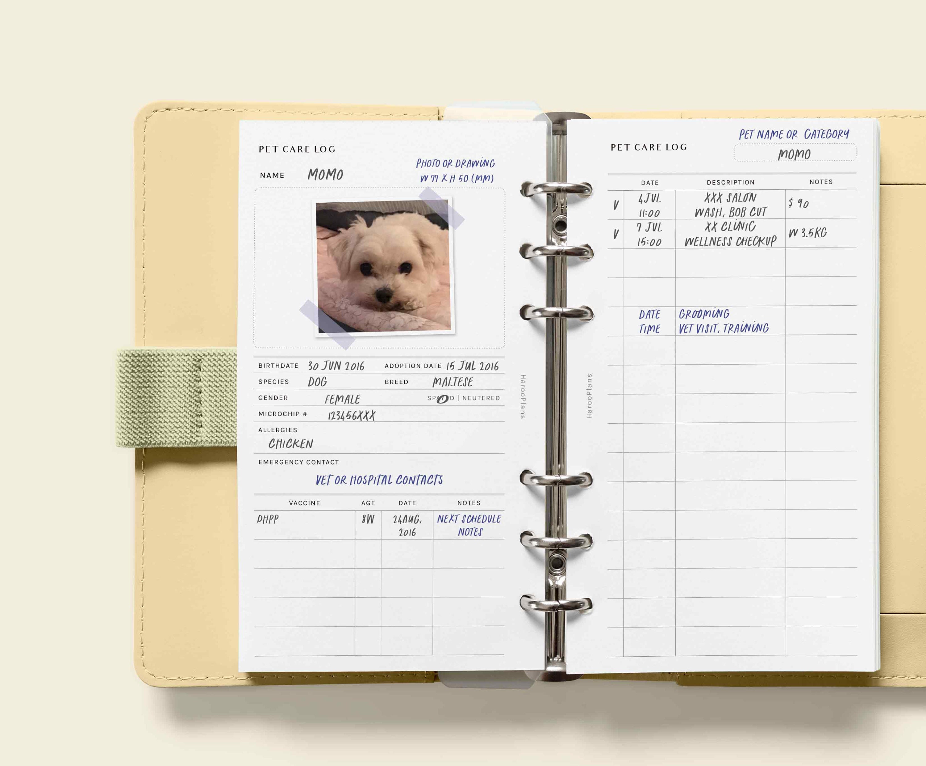 Dog Care Planner | Animal Health Profile | Vaccination Tracker