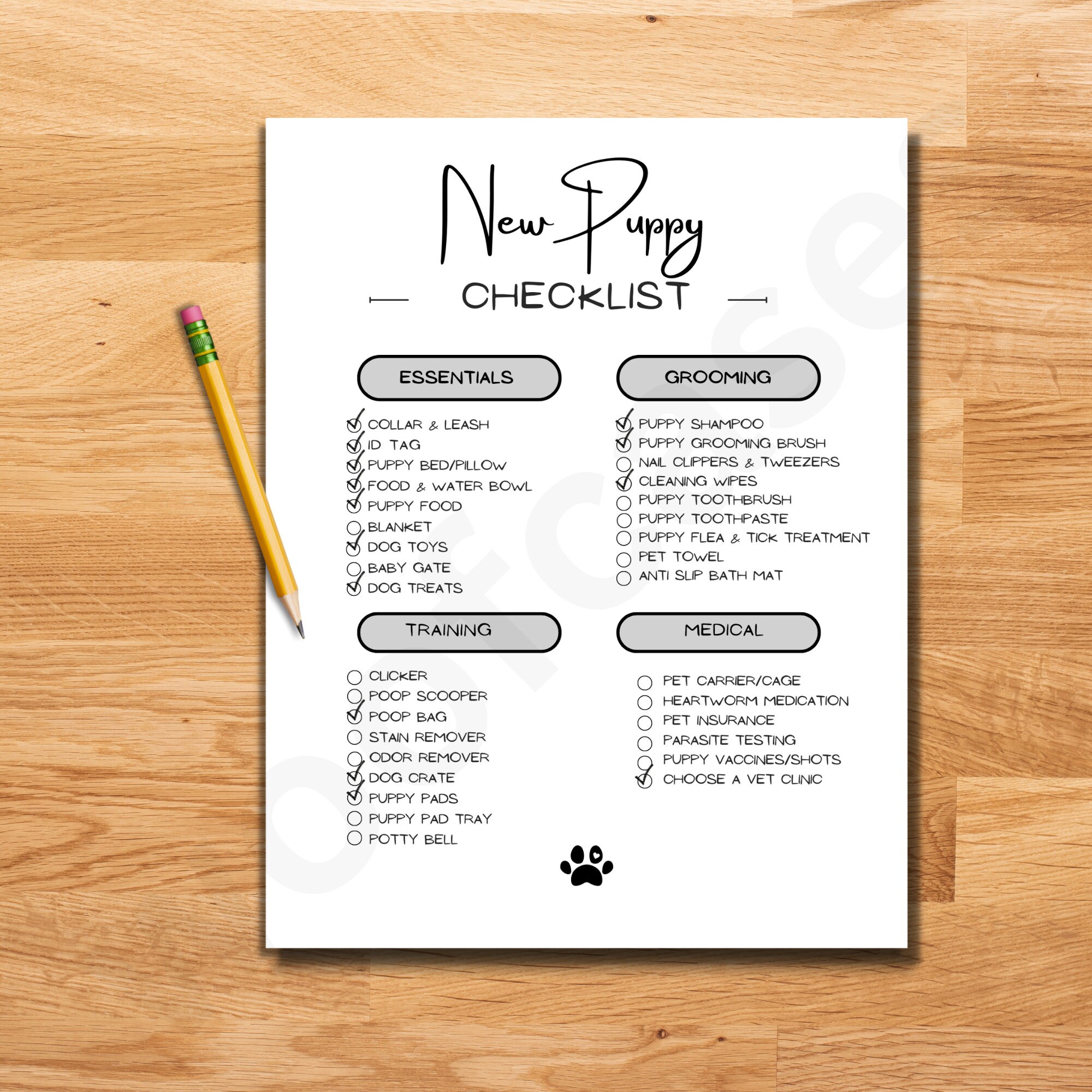 Dog Mom must-haves - Puppy & Pet Care Planner