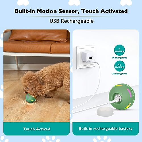 Interactive Dog Toys: Active Rolling Tennis Ball for Dogs