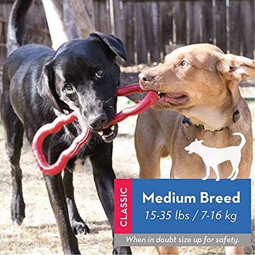Durable Rubber Tug of War Toy for Medium Dogs