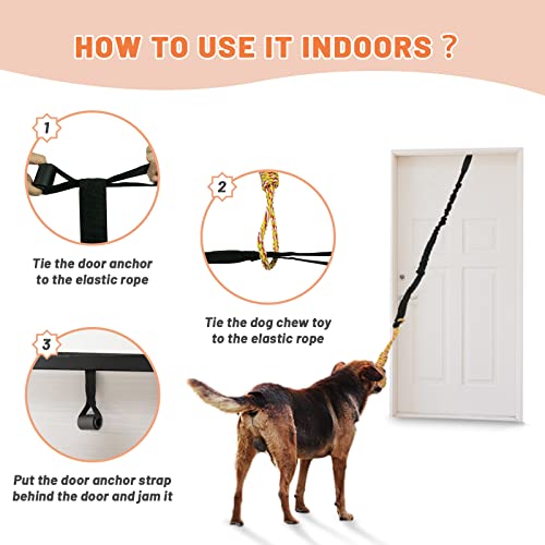 Interactive Dog Bungee Toy for Solo Play