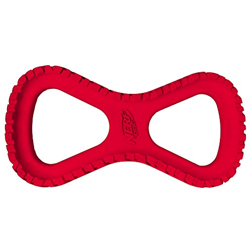 Nerf Dog Rubber Tug Toy - Interactive Texture