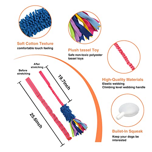 Strong Squeaky Dog Tug Toy: Ideal for Puppy Training
