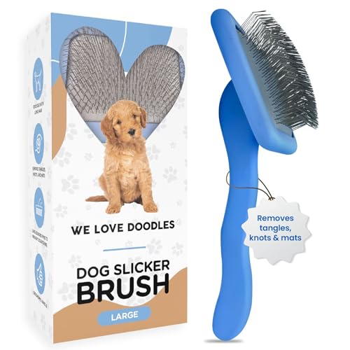 Doodles Dog Slicker Brush: Best for Long Haired Dogs