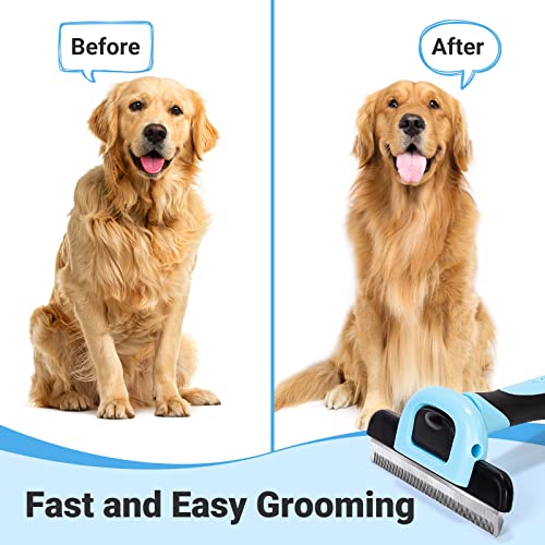 Effective Pet Grooming Brush: Up to 95% Shedding Reduction
