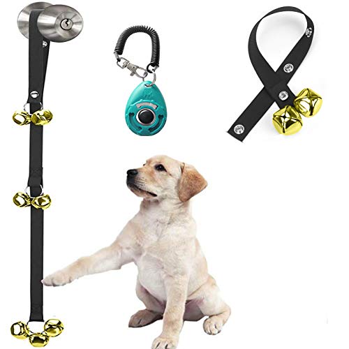 Puppy Bells & Dog Training Clicker Combo