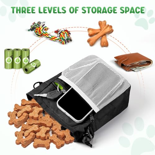 BARKIE Dog Treat Pouch with Pet Training Clickers