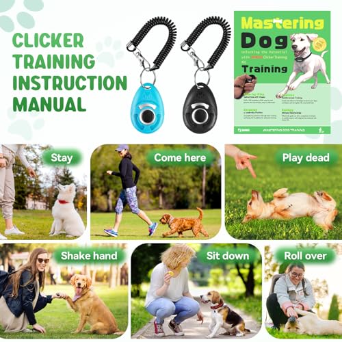 BARKIE Dog Treat Pouch with Pet Training Clickers