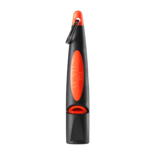 ACME Black/Day Glow Orange Dog Training Whistle