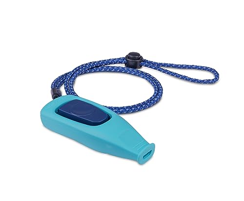 2-in-1 Dog Training Whistle and Clicker
