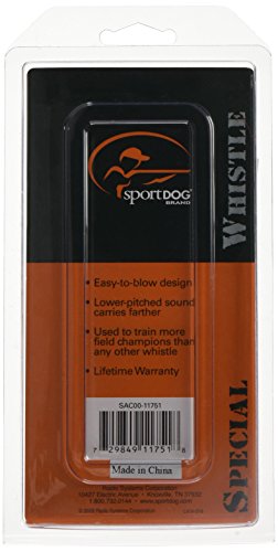 SportDOG Brand Roy Gonia Competition Whistle - Easy-to-Blow
