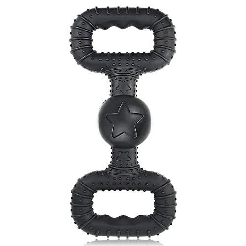 Durable BiteKing Rubber Dog Toy for Aggressive Chewers
