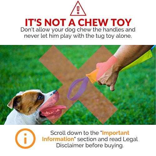 Durable Dog Bite Tug Toy - Strong Handles, Handmade