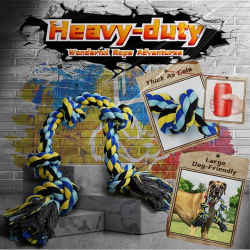 Indestructible Dog Chew Toys Set for Aggressive Chewers