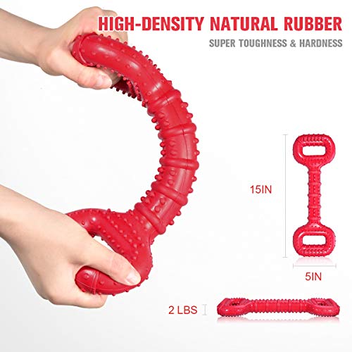Durable Dog Tug Toy for Aggressive Chewers, 15-inch
