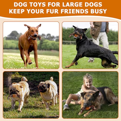 Bacon Flavor Tough Dog Chew Toy with Interactive Fun