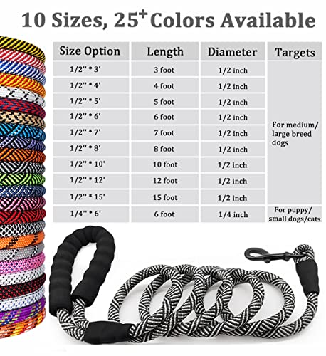 MayPaw Heavy Duty Nylon Rope Dog Leash