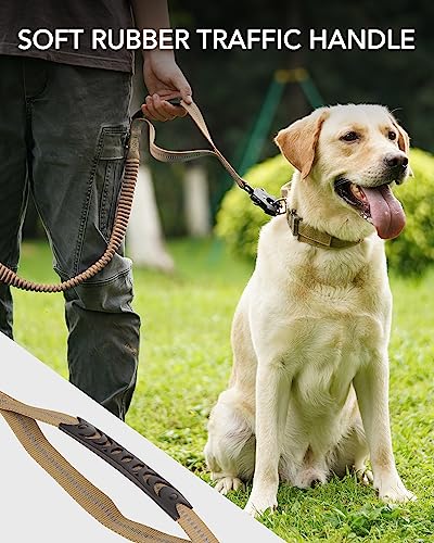 Tactical Bungee Dog Leash with Dual Handles