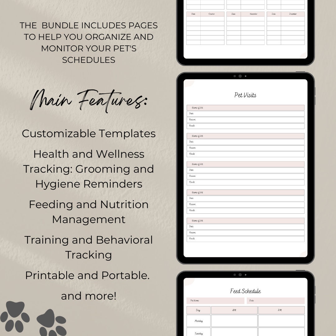 Pet Care Planner for Your Four-Legged Bestie