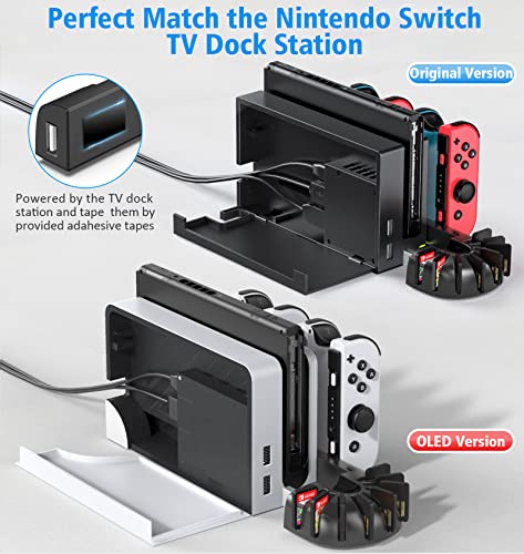 Nintendo Switch Controller Charging Dock & 8 Game Storage