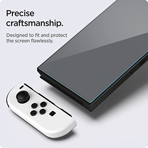 Nintendo Switch OLED - Spigen Tempered Glass Screen Protector