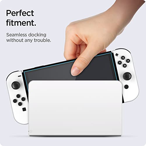 Nintendo Switch OLED - Spigen Tempered Glass Screen Protector