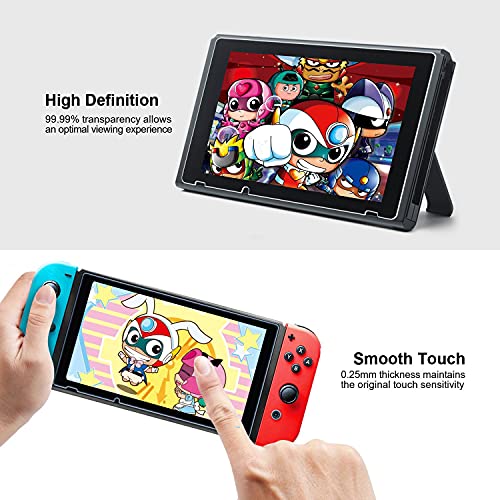 iVoler 3-Pack Nintendo Switch Tempered Glass Screen Protector
