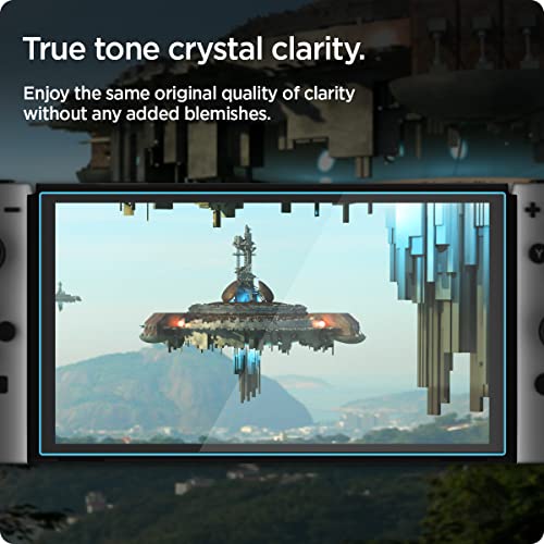 Nintendo Switch OLED - Spigen Tempered Glass Screen Protector
