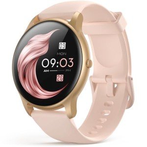 AGPTEK Women's Waterproof Smartwatch with Heart Rate Monitor