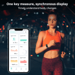 Waterproof Fitness Smartwatch with Heart Rate Monitor