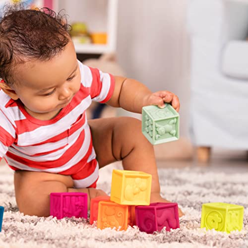 Educational One Two Squeeze Building Blocks for Babies