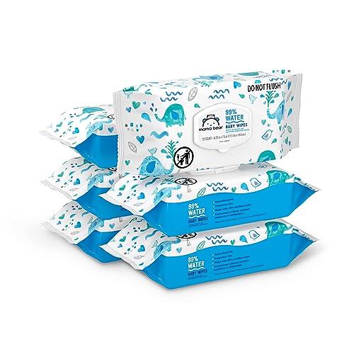 Mama Bear Hypoallergenic Baby Wipes, Fragrance-Free (6pk)