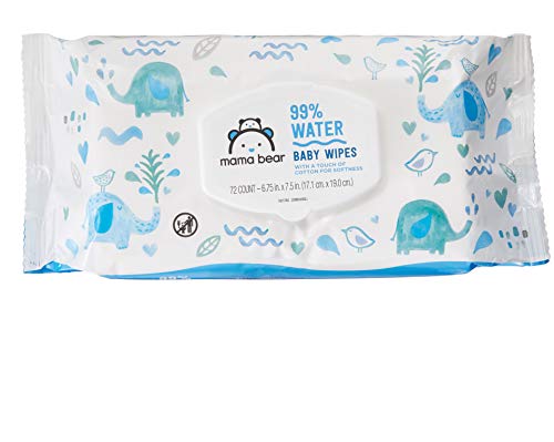 Mama Bear Hypoallergenic Baby Wipes, Fragrance-Free (6pk)