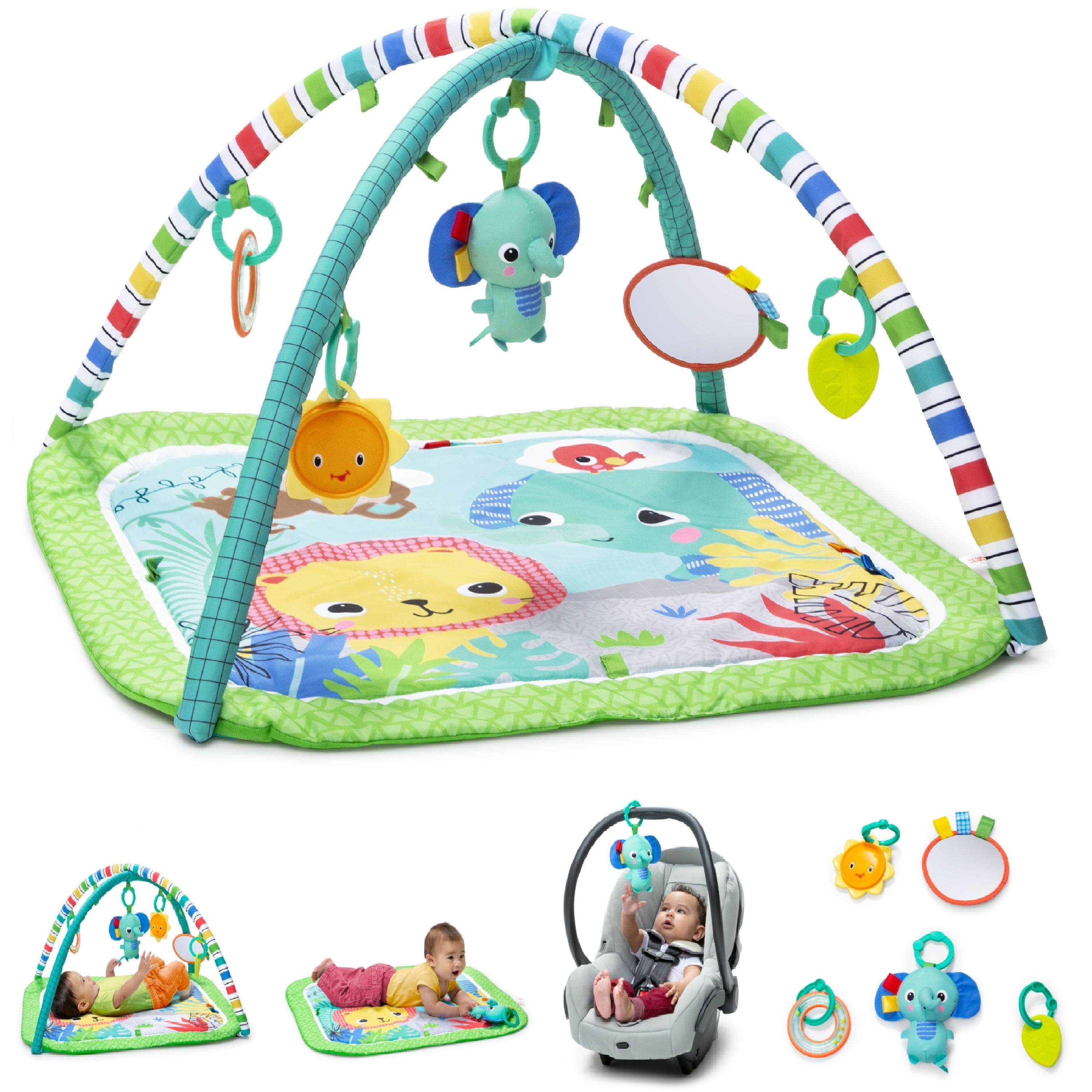 Wild Wiggles Baby Activity Gym and Play Mat