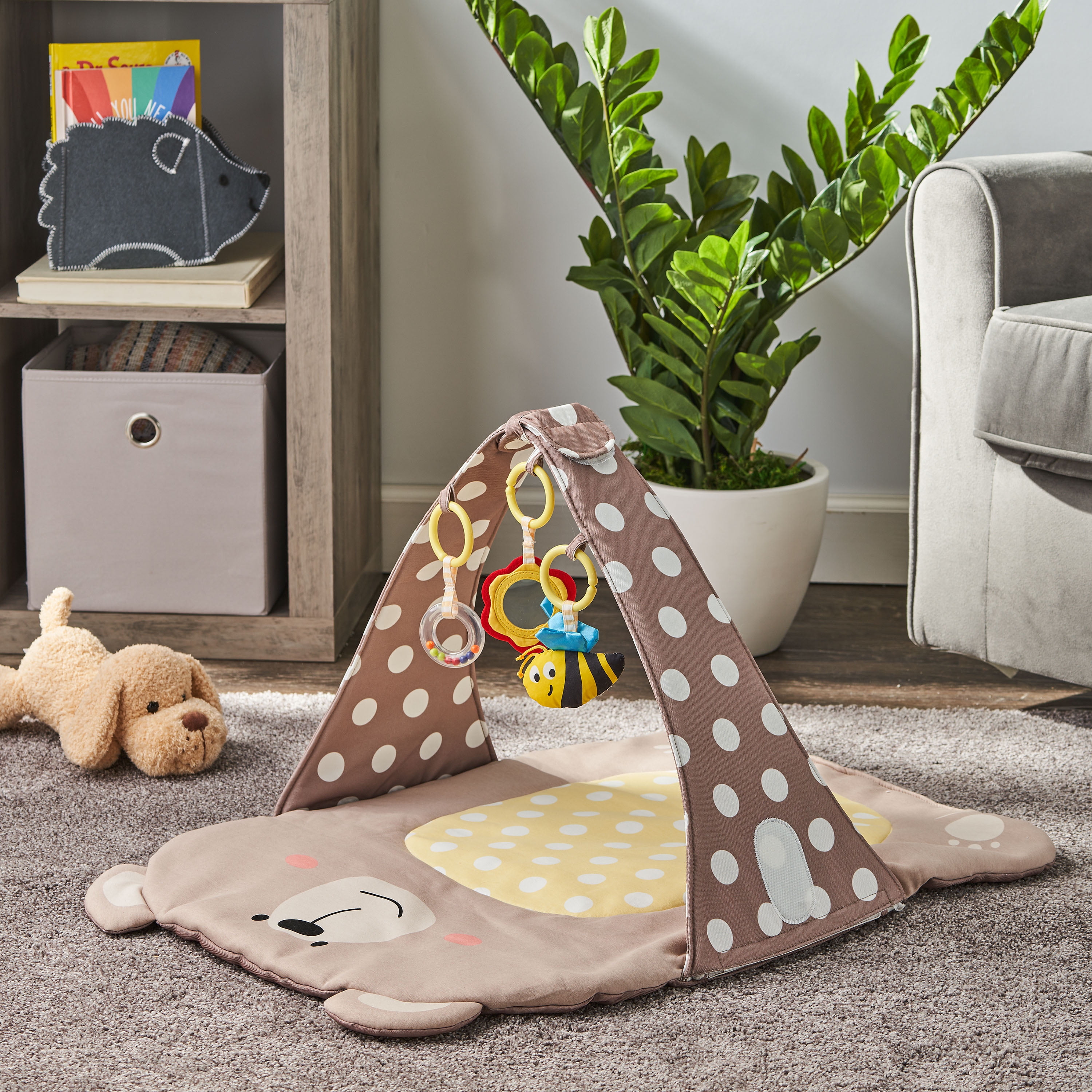 Bear Activity Play Mat Gym for Babies