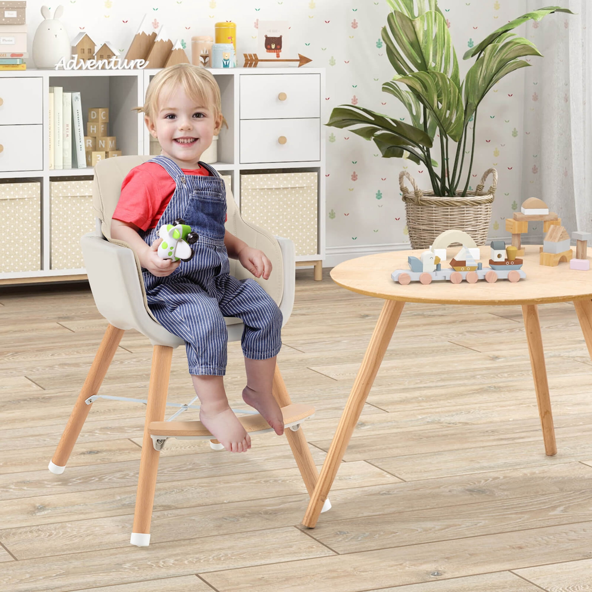 Convertible High Chair for Babies and Toddlers