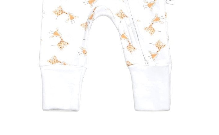 Organic Giraffe Baby Pajama Set