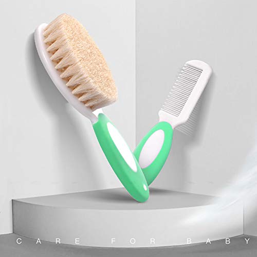 Soft Bristle Baby Hair Brush and Comb Set